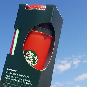 Boxed set of 5 venti 24oz tumblers.